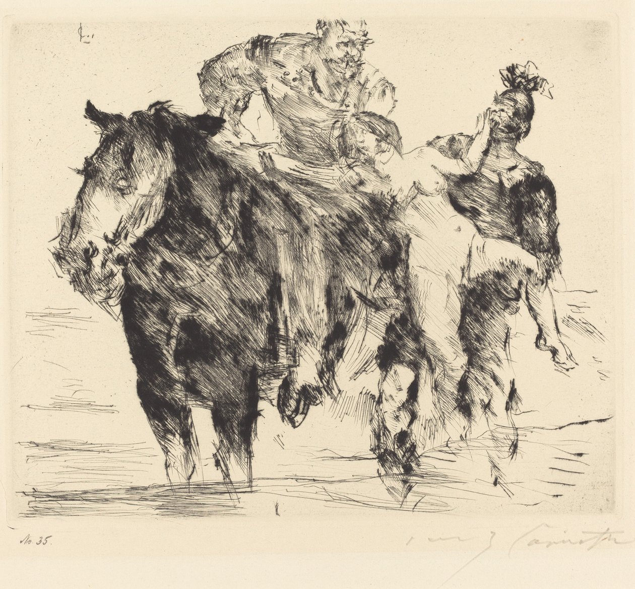 Frauenräuber, 1920 von Lovis Corinth