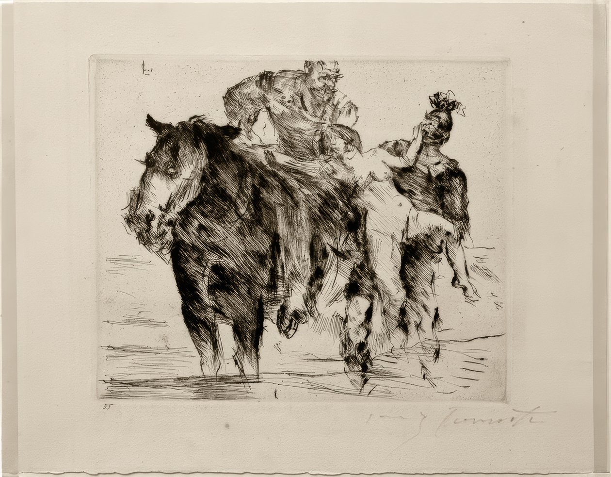 Frauenraub von Lovis Corinth