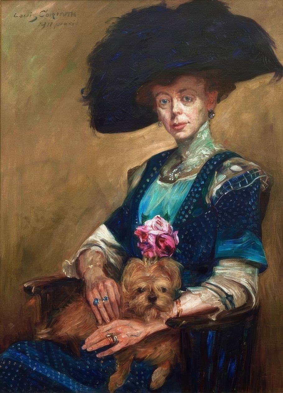 Porträt Frau Luther von Lovis Corinth