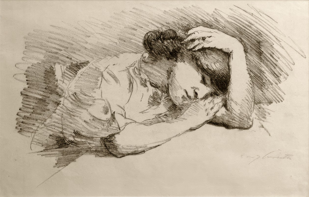 Schlafende von Lovis Corinth