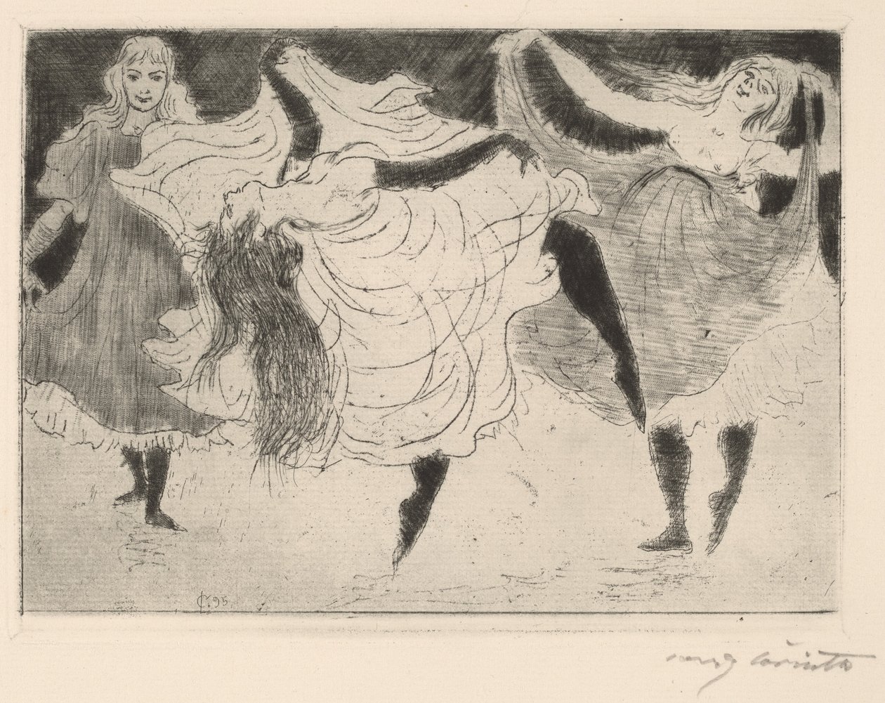Tänzerinnen, 1895 von Lovis Corinth