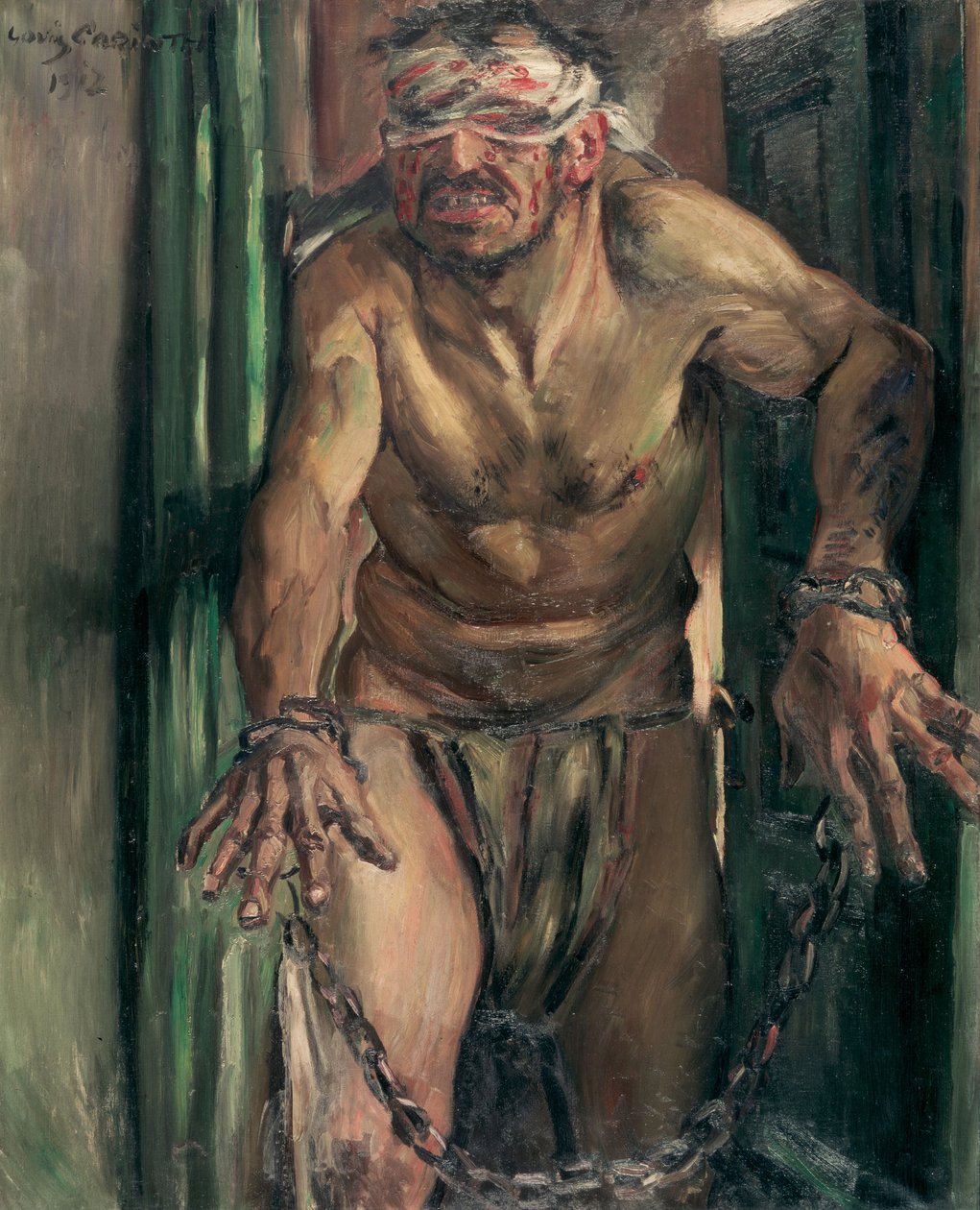 Der geblendete Samson, 1912 von Lovis Corinth