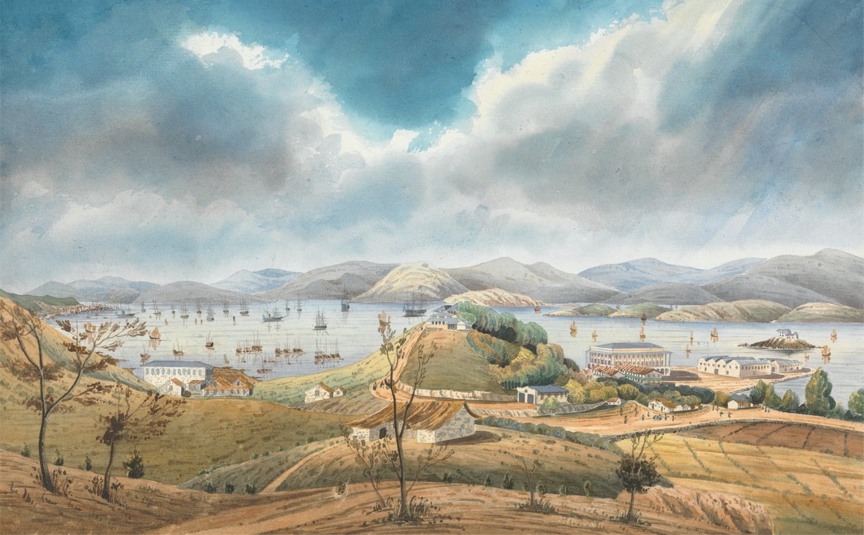 Hafen von Hongkong von Lt. Humphrey John Julian