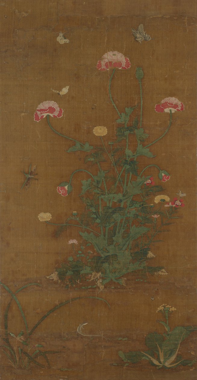 Blumen, 14. Jahrhundert von Lu Jingfu