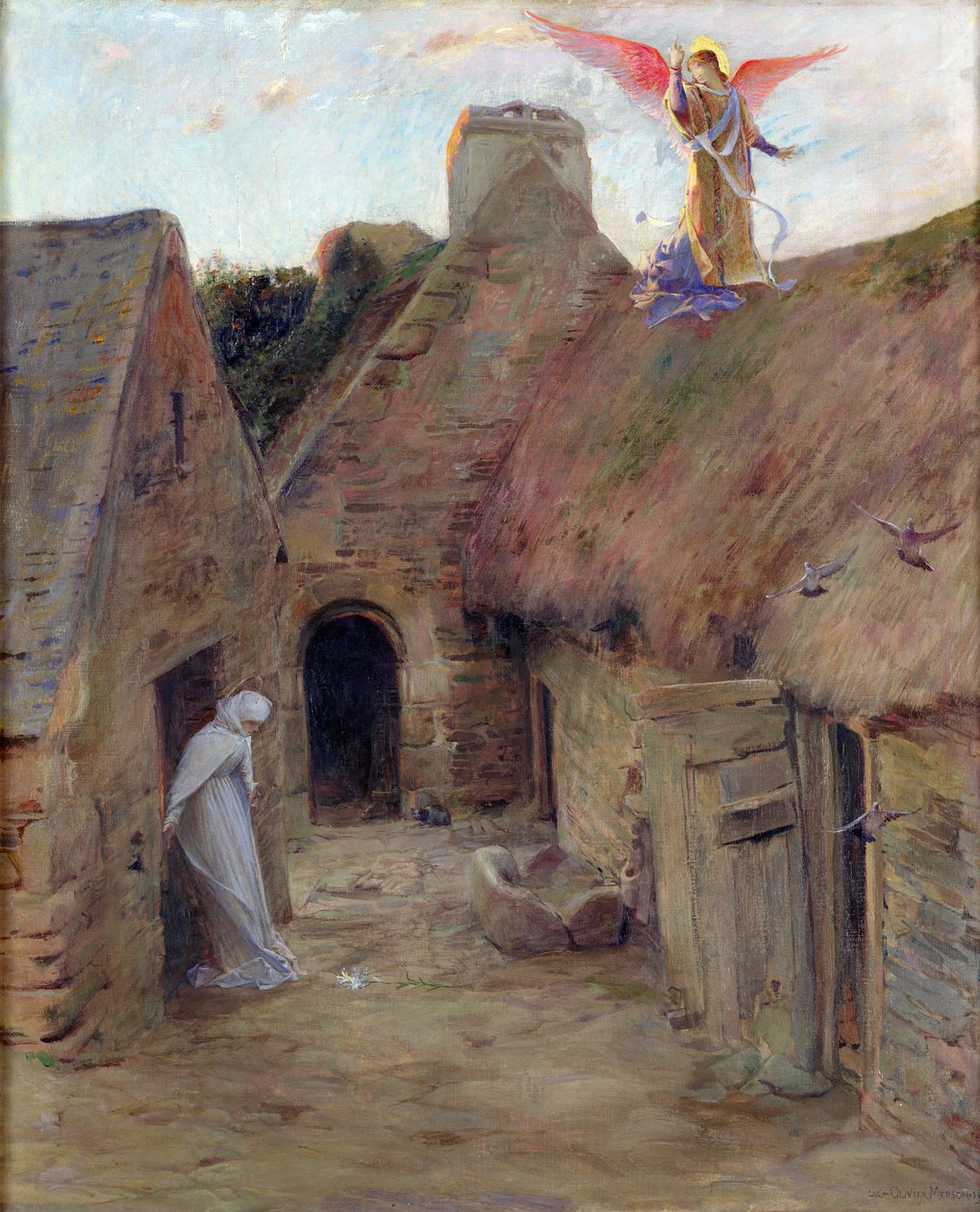 Die Verkündigung, 1908 von Luc Oliver Merson