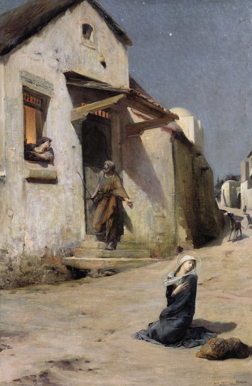 Die Ankunft in Bethlehem, 1897 von Luc Oliver Merson