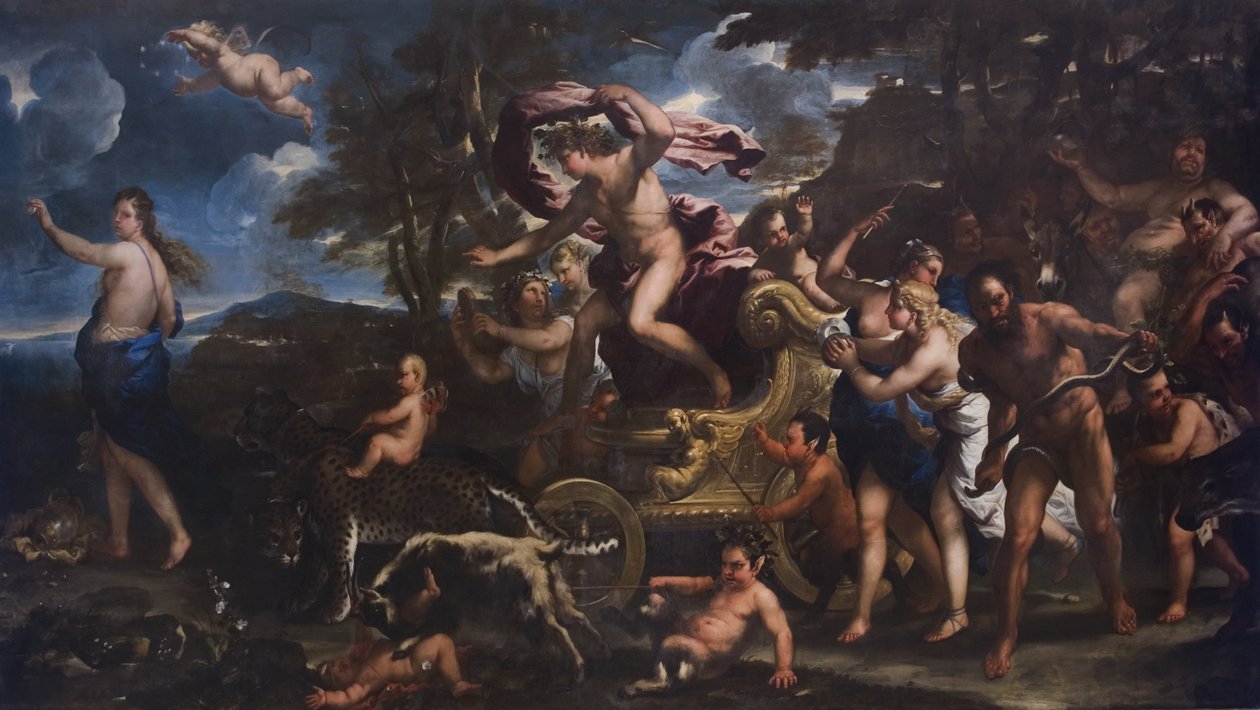 Bacchus und Ariadne, 1677 von Luca Giordano