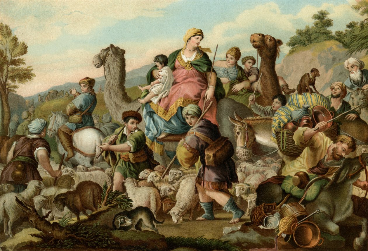 Jakobs Flucht von Luca Giordano
