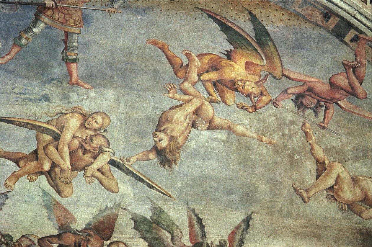 Teufel, aus dem Jüngsten Gericht (Detail) von Luca Signorelli