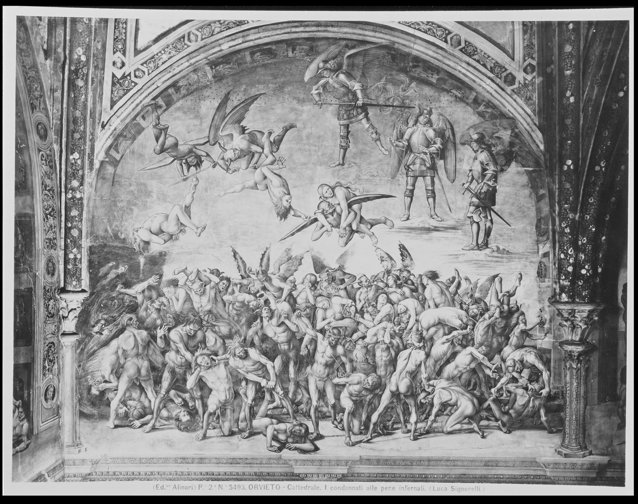 Die Verdammten, aus dem Jüngsten Gericht von Luca Signorelli