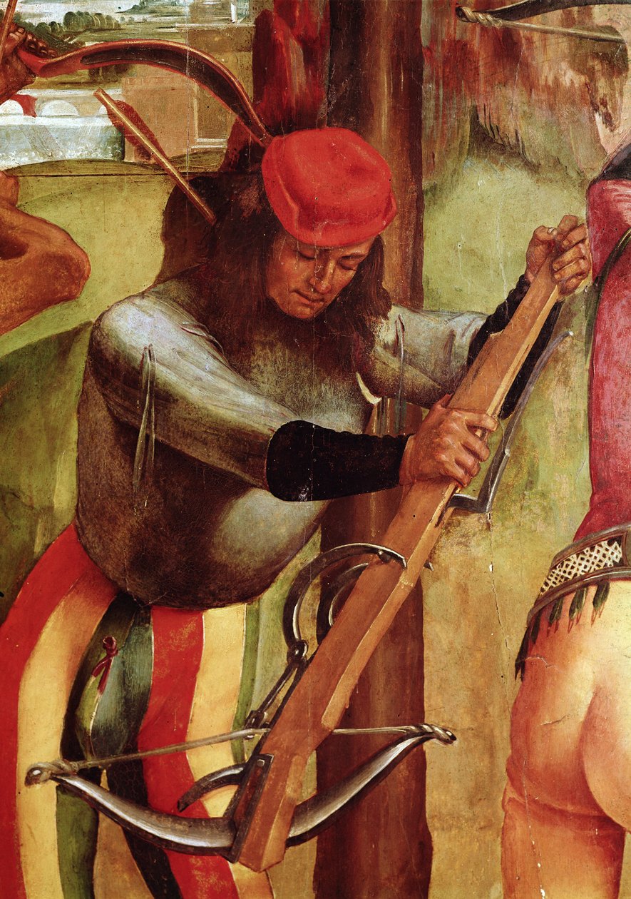 Das Martyrium des Heiligen Sebastian (Detail) von Luca Signorelli