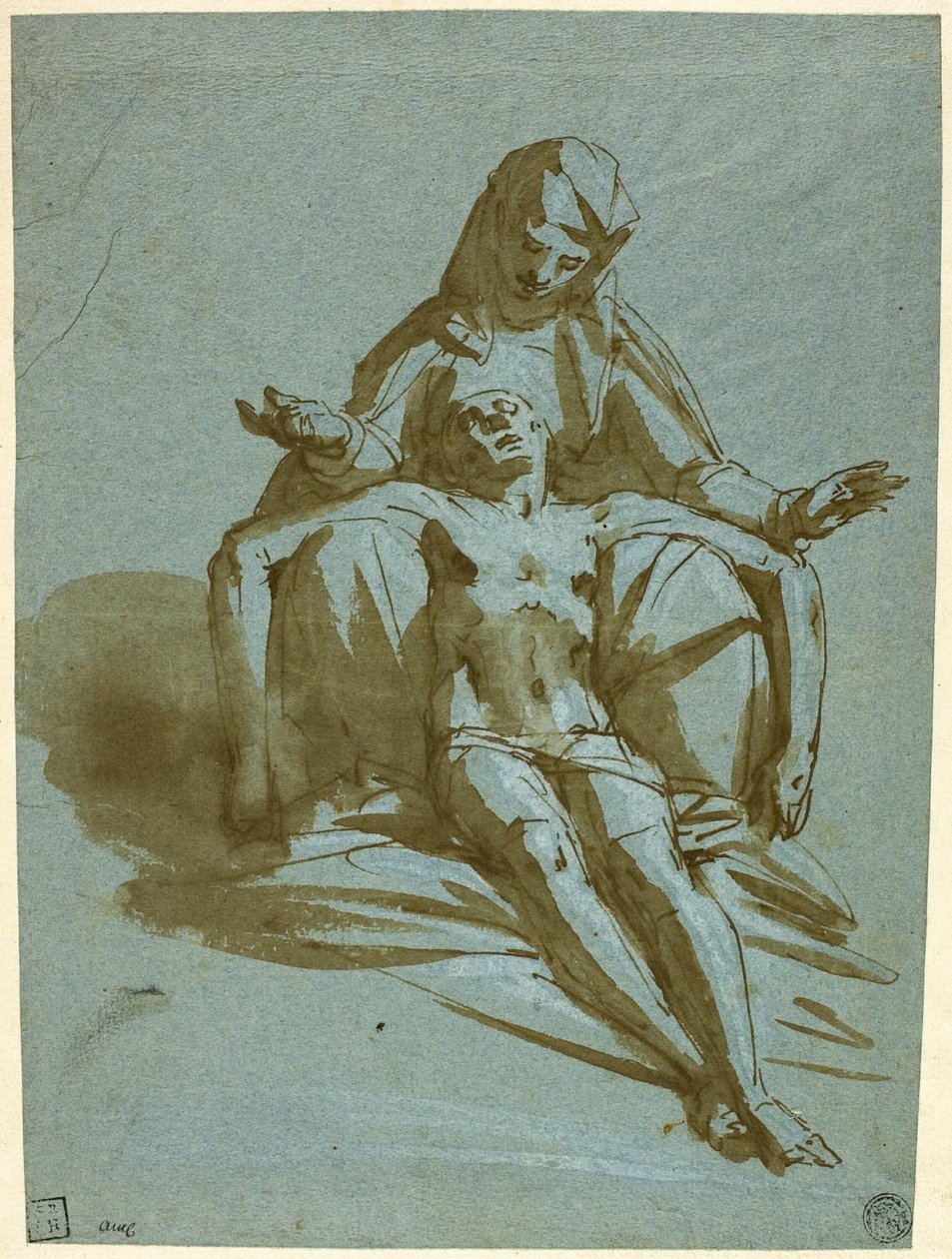 Pietà von Luca Cambiaso