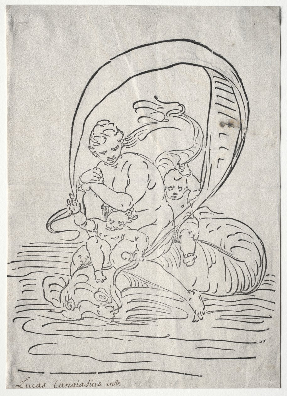 Der Triumph der Amphitrite von Luca Cambiaso