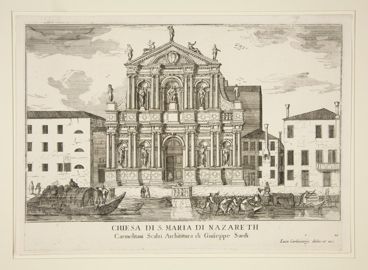 Chiesa di Santa Maria di Nazareth von von Luca Carlevarijs