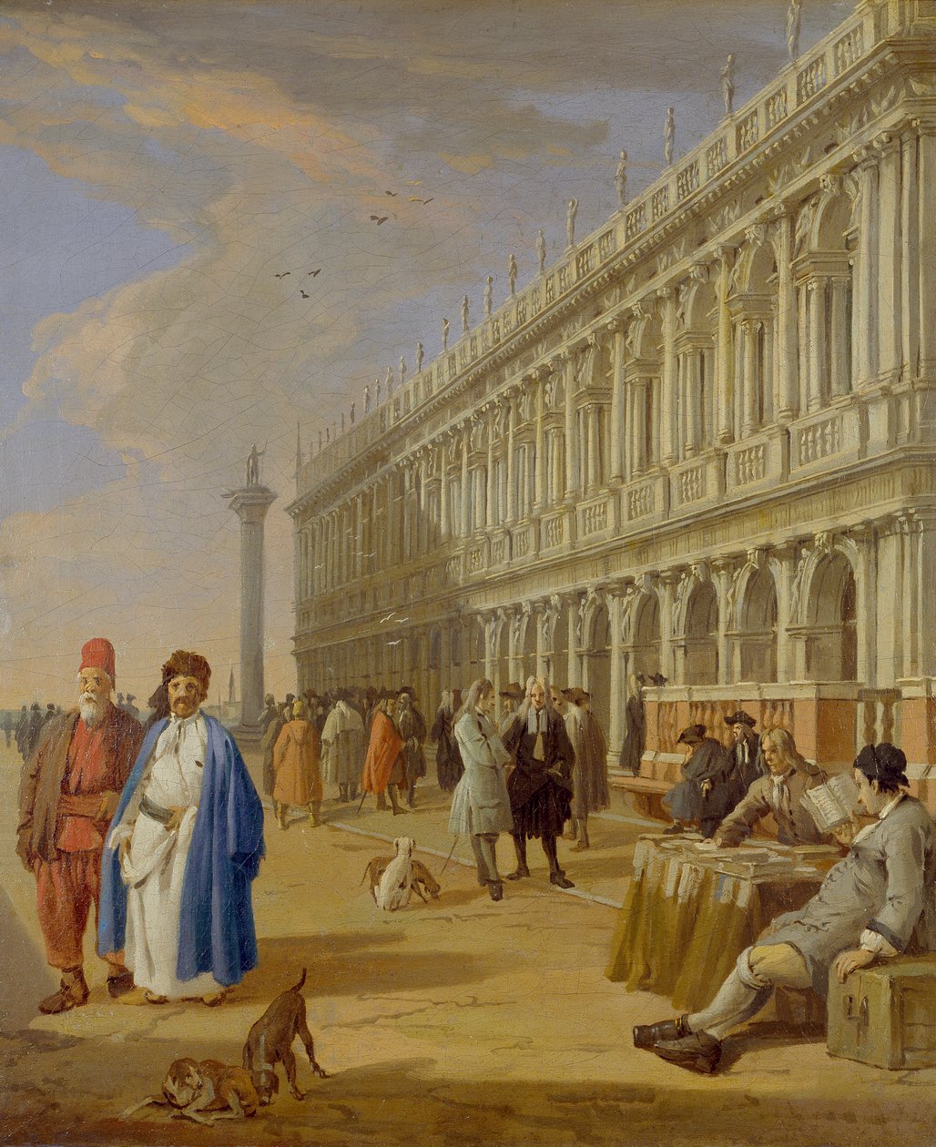 Die Piazzetta, Venedig von Luca Carlevarijs