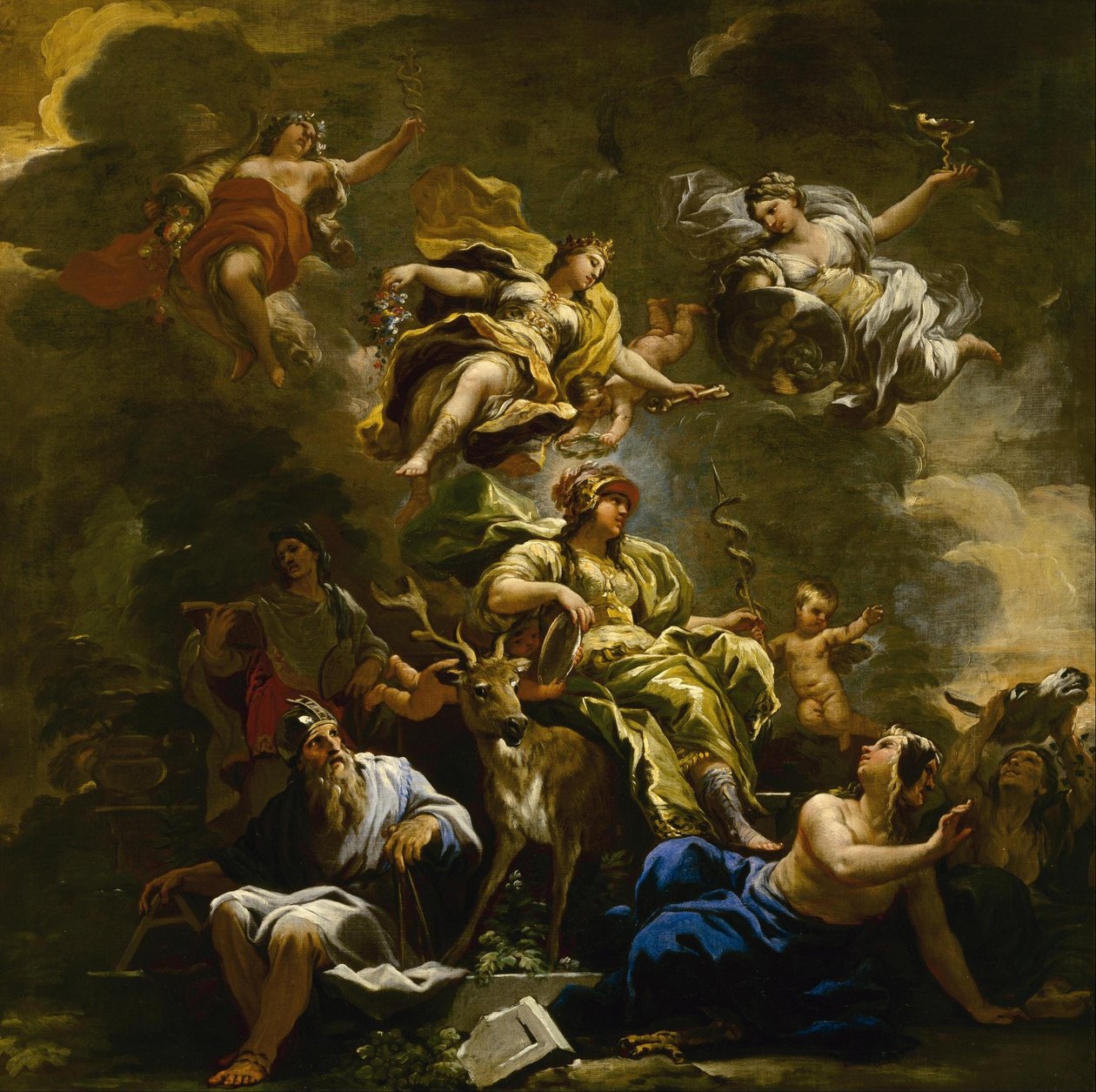 Allegorie der Klugheit von Luca Giordano