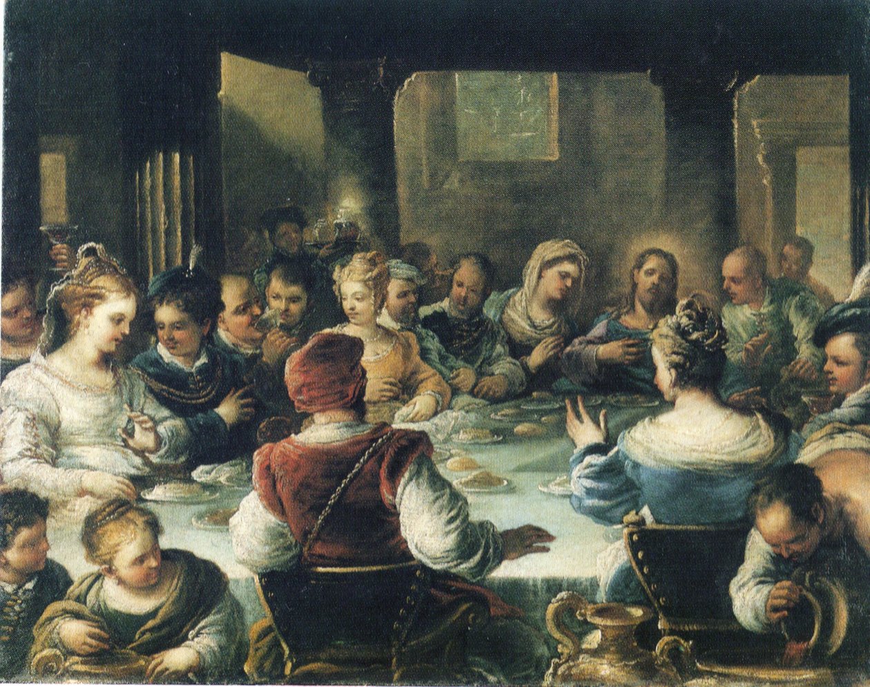 Hochzeit zu Kana von Luca Giordano