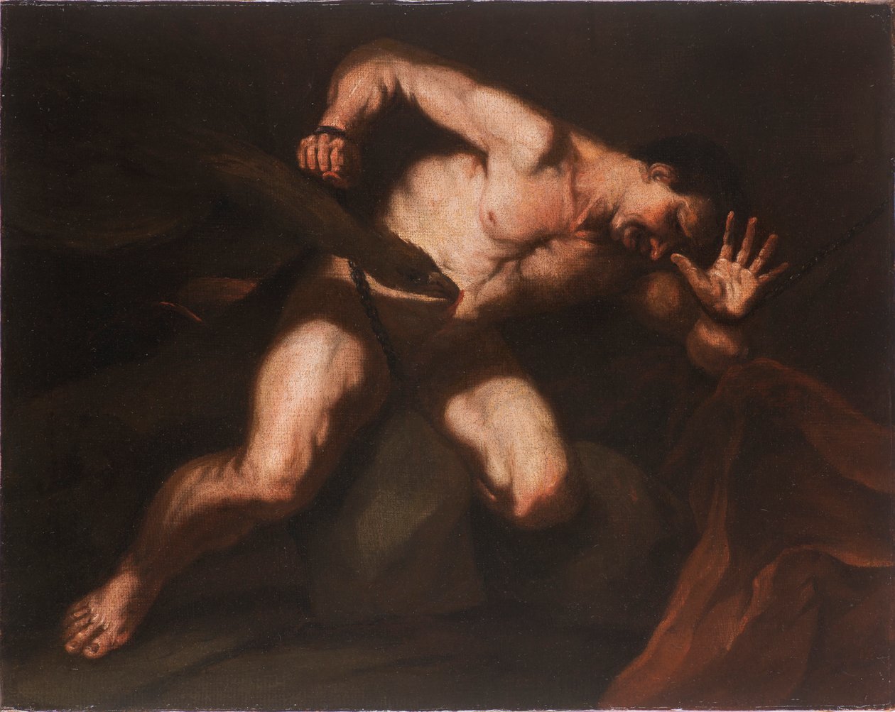 Prometheus, 17. Jahrhundert von Luca Giordano