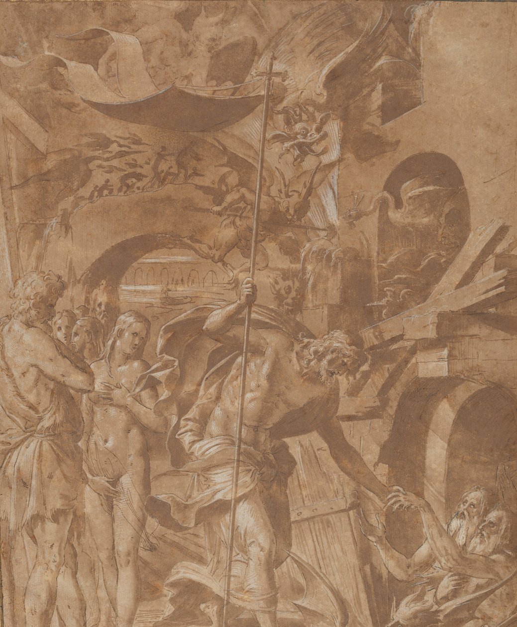 Christus in der Vorhölle von Luca Penni