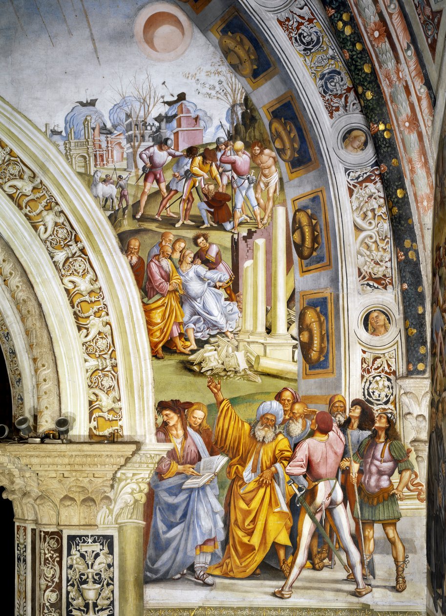 Apokalypse, aus dem Freskenzyklus des Jüngsten Gerichts von Luca Signorelli