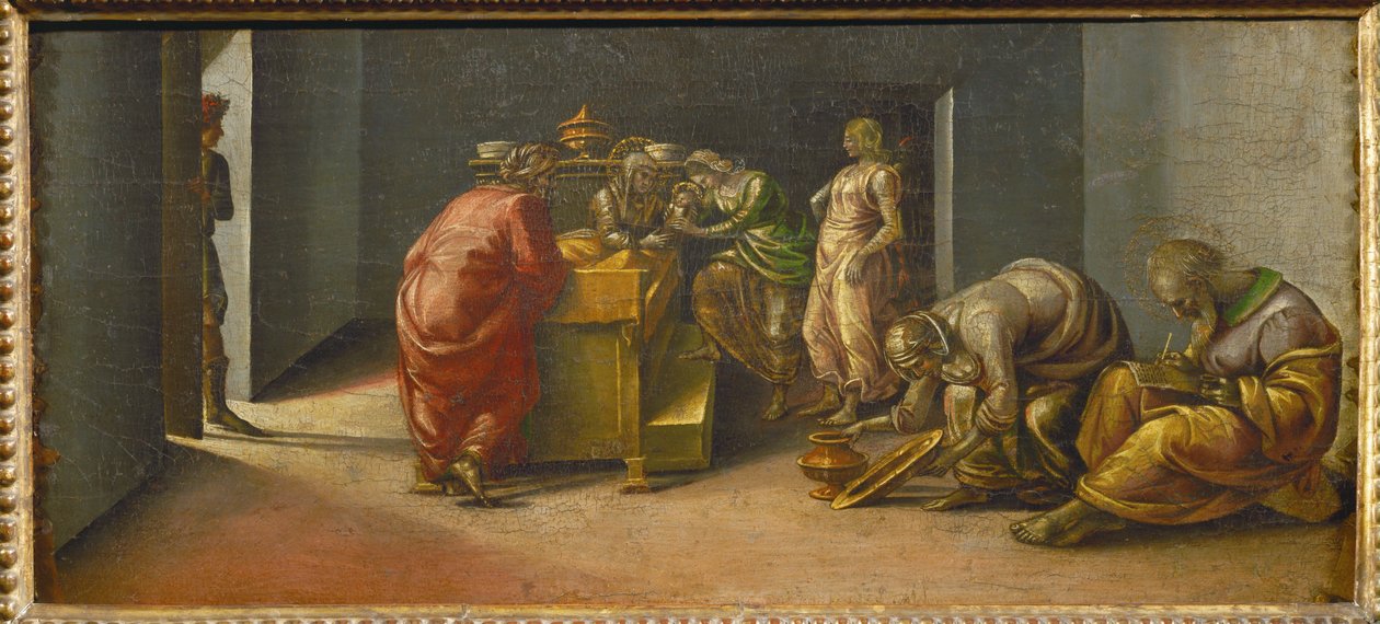 Die Geburt des Heiligen Johannes des Täufers von Luca Signorelli