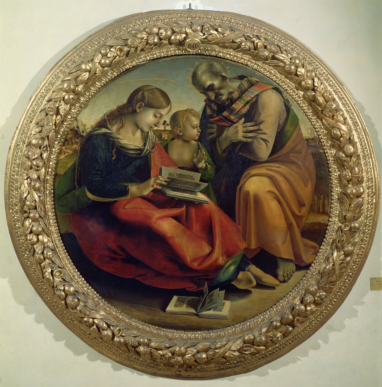 Die Heilige Familie, ca. 1485 von Luca Signorelli