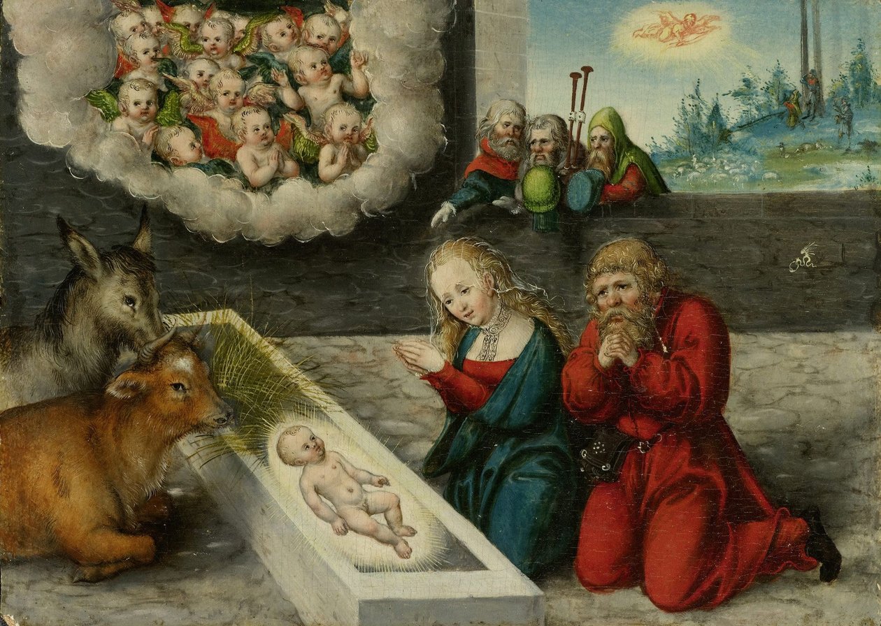 Anbetung Christi von Lucas Cranach the Elder