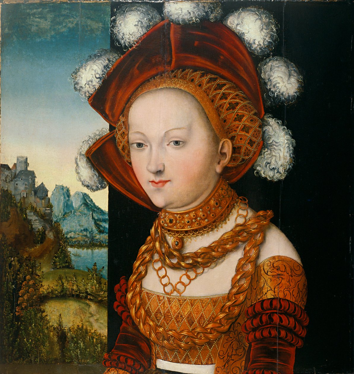 Damenbildnis von Lucas Cranach the Elder