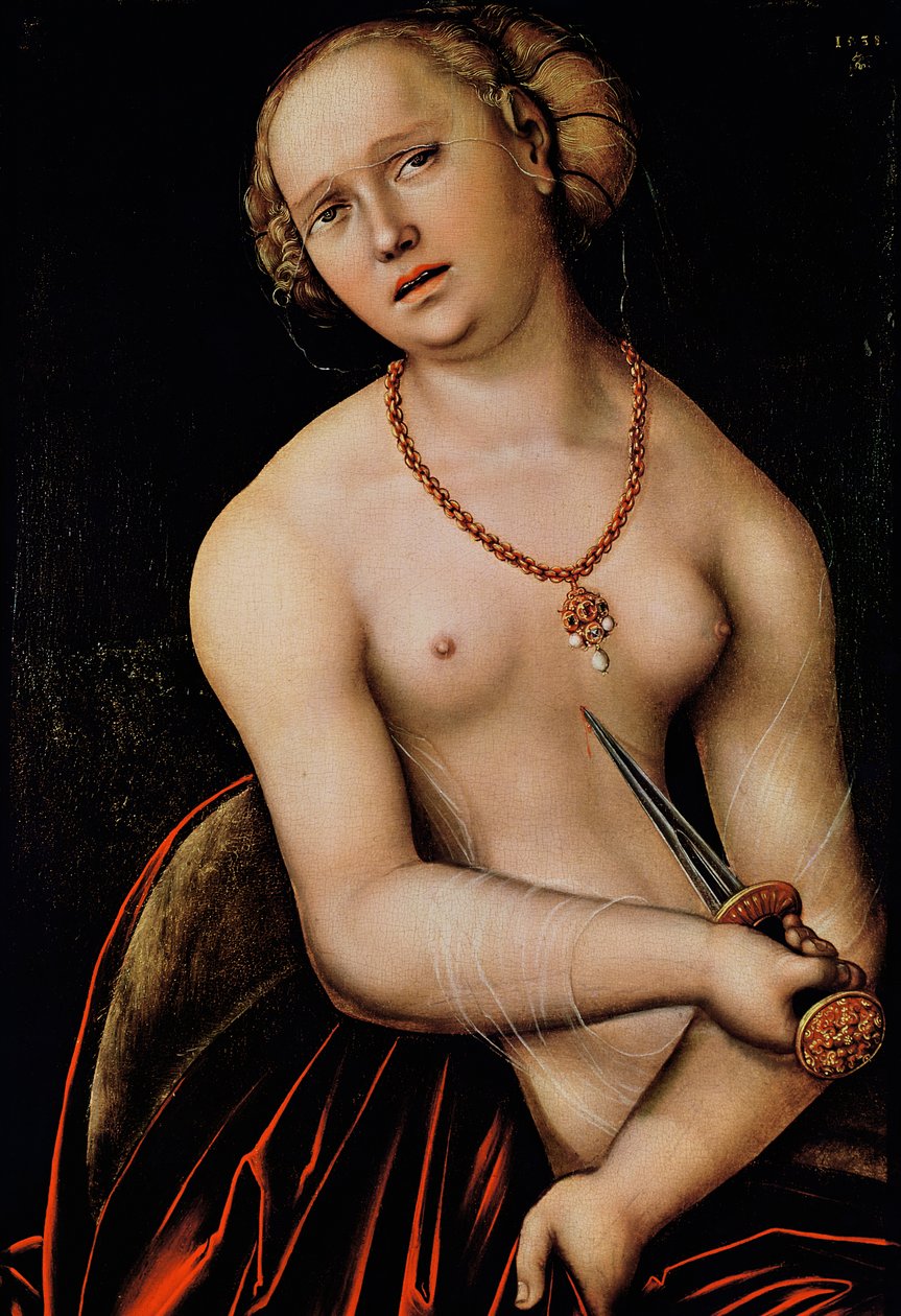 Lucretia, 1538 von Lucas Cranach the Elder