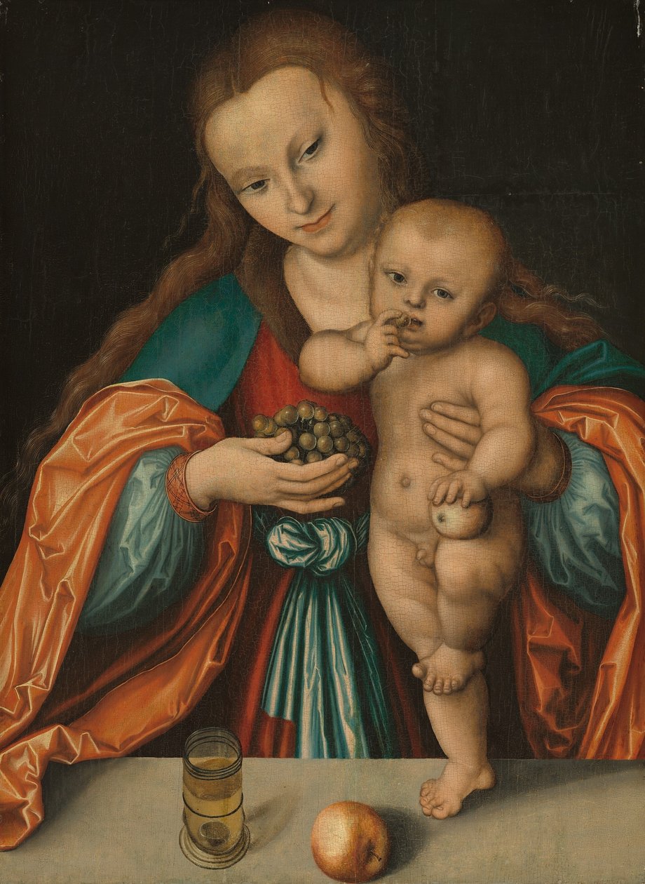 Madonna und Kind von Lucas Cranach the Elder