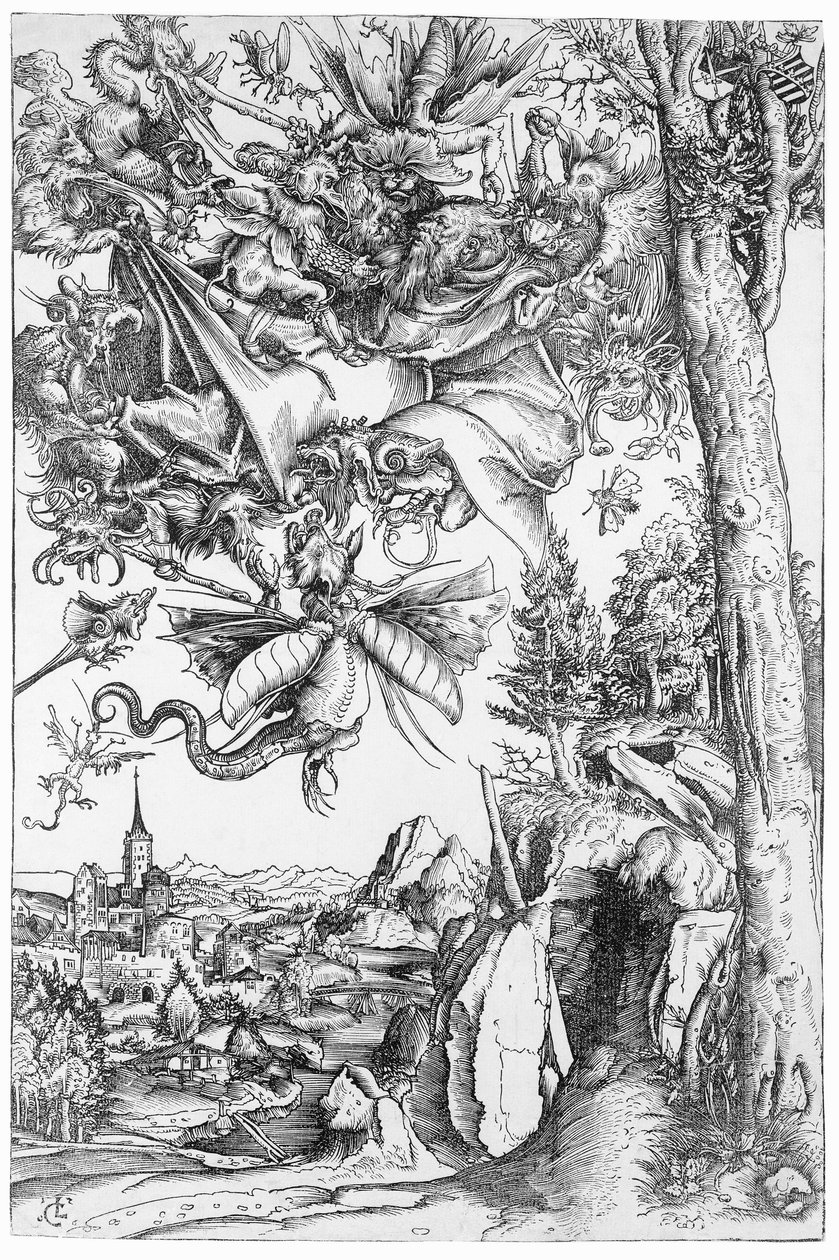 Die Versuchung des heiligen Antonius, 1506 von Lucas Cranach the Elder