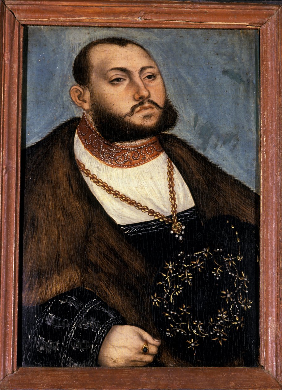 Johann Friedrich der Großmütige, Kurfürst von Sachsen, 1535 von Lucas Cranach the Elder