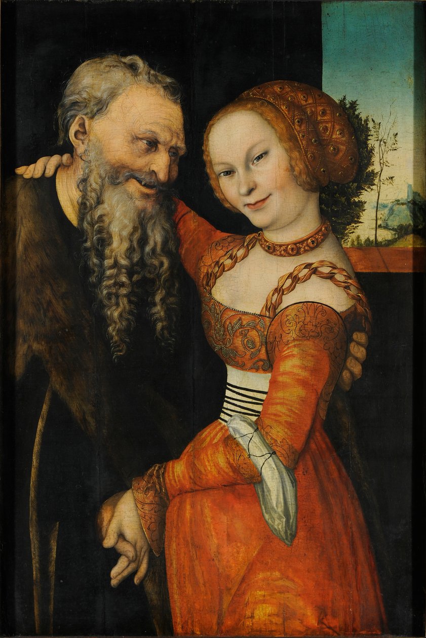 Ein ungleiches Paar von Lucas Cranach the Elder