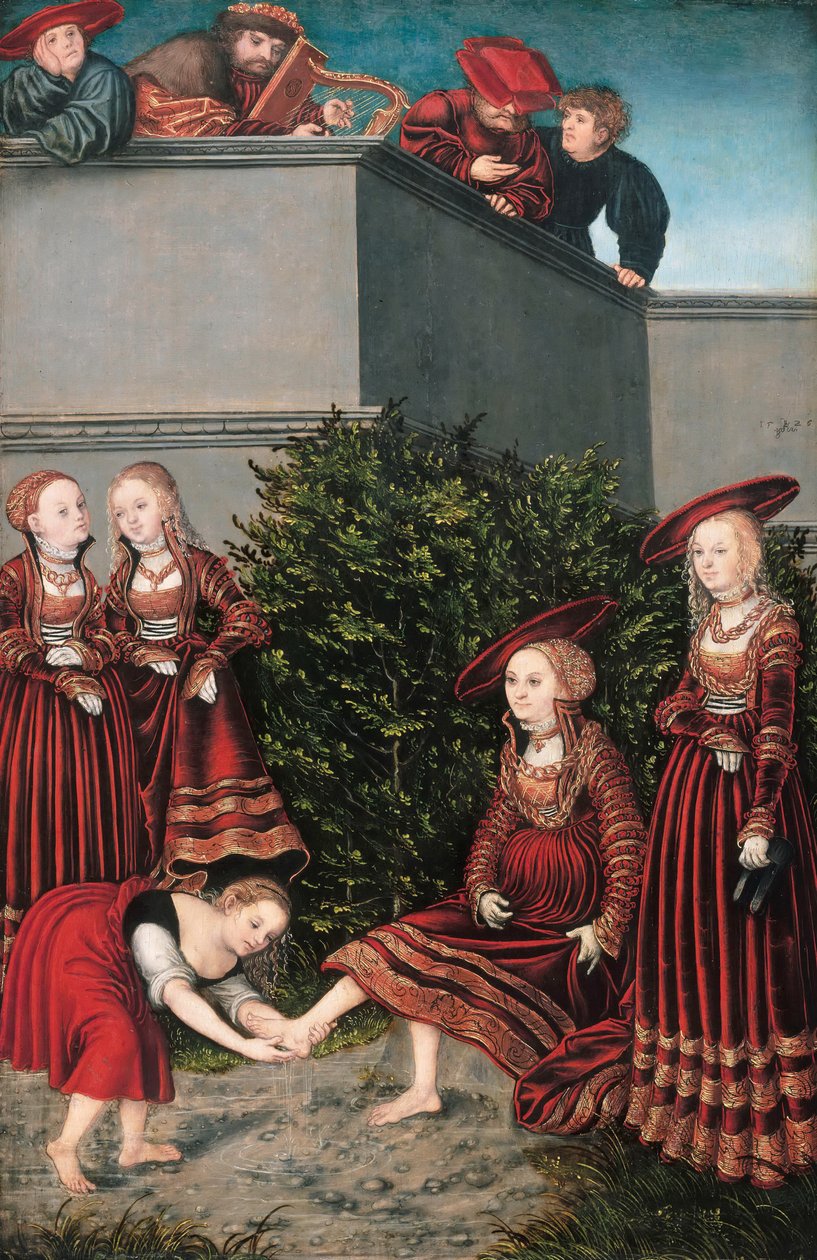 David und Bathseba von Lucas Cranach the Elder