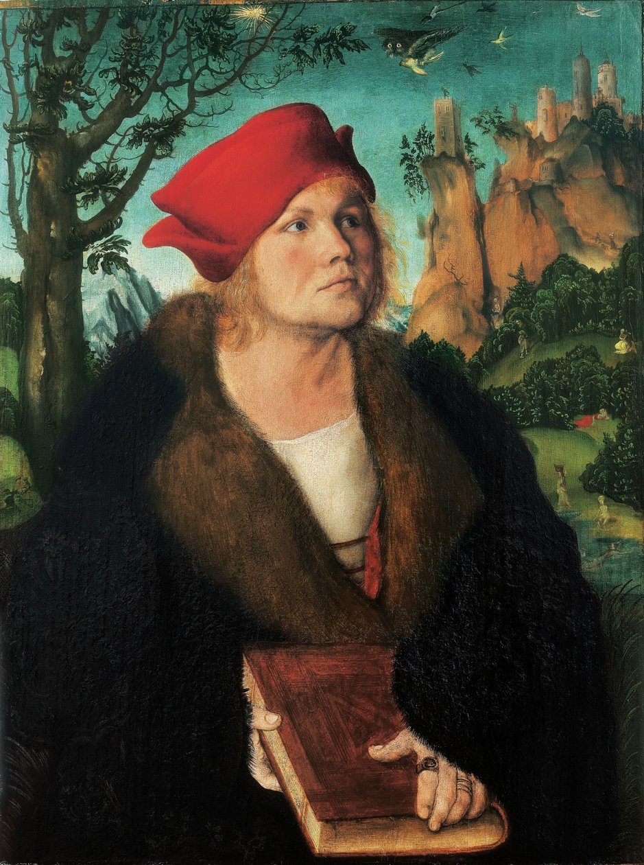 Porträt von Dr. Johannes Cuspinian von Lucas Cranach the Elder