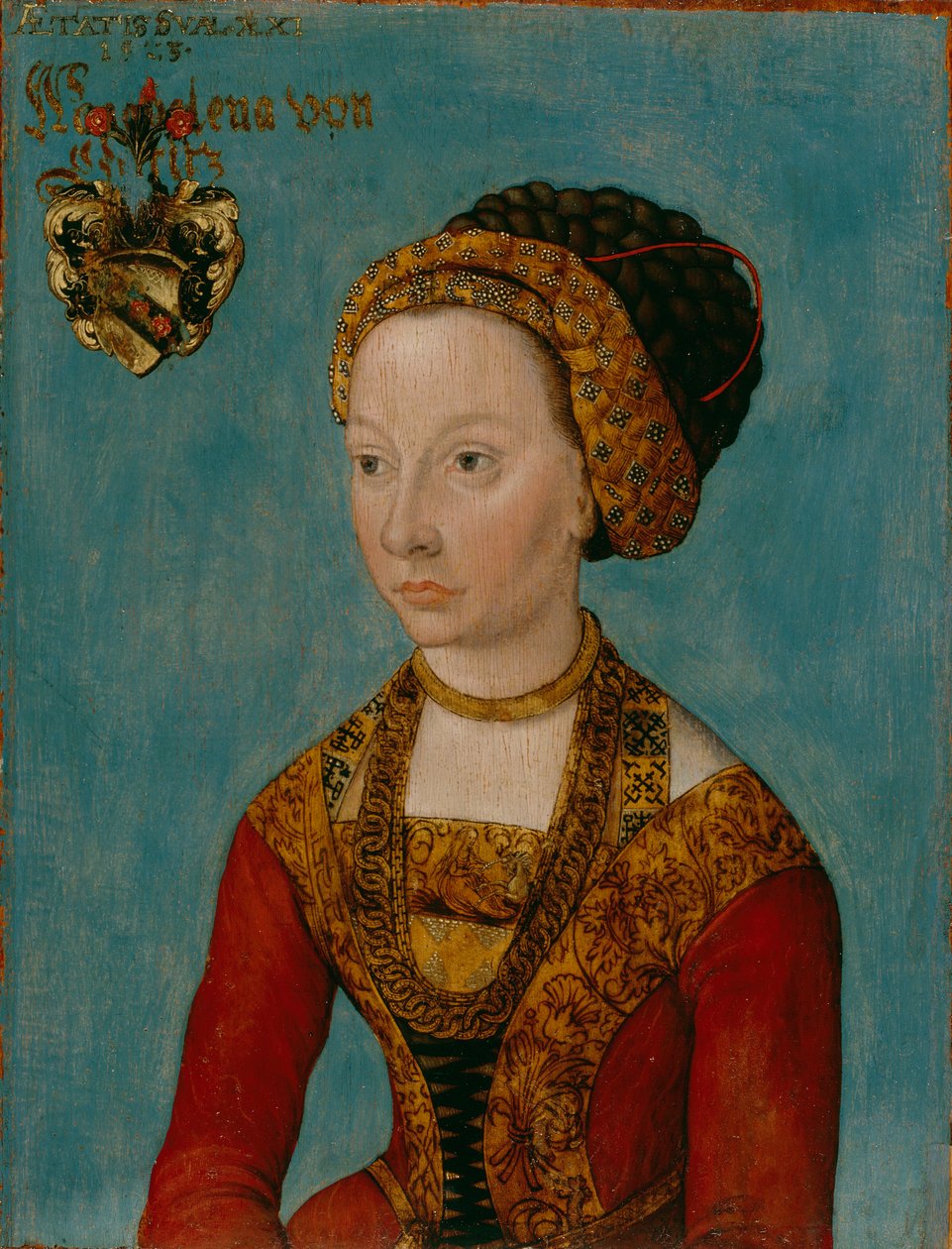 Porträt einer Braut von Lucas Cranach the Elder