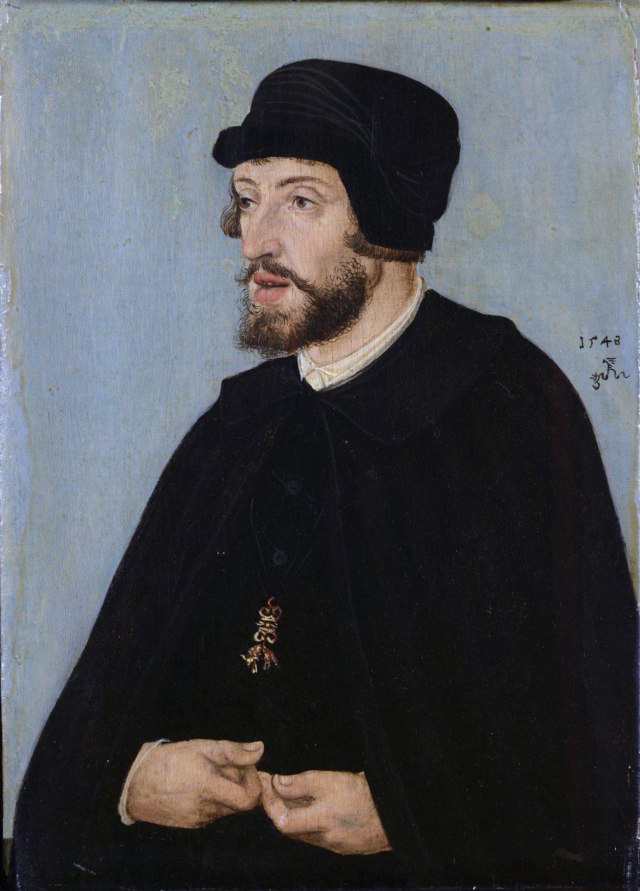 Porträt von König Ferdinand I. von Lucas Cranach the Elder