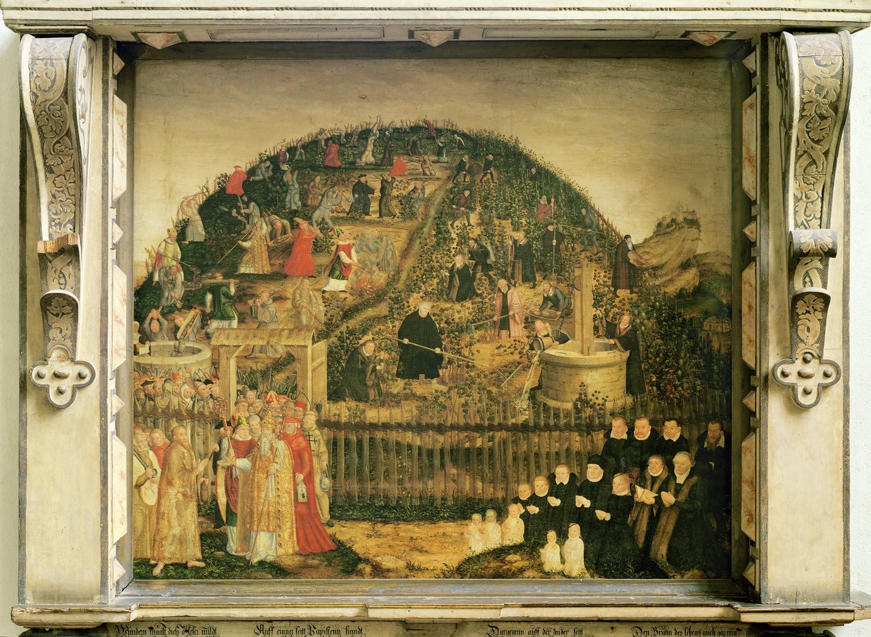 Der Weinberg des Herrn, 1569 von Lucas Cranach the Younger