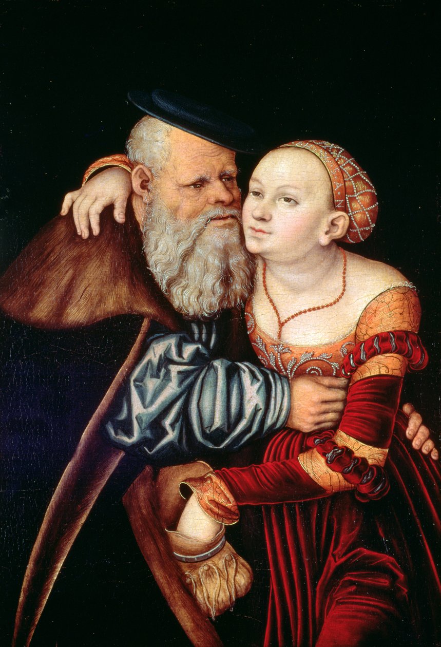 Der alte Liebhaber von Lucas Cranach the Elder