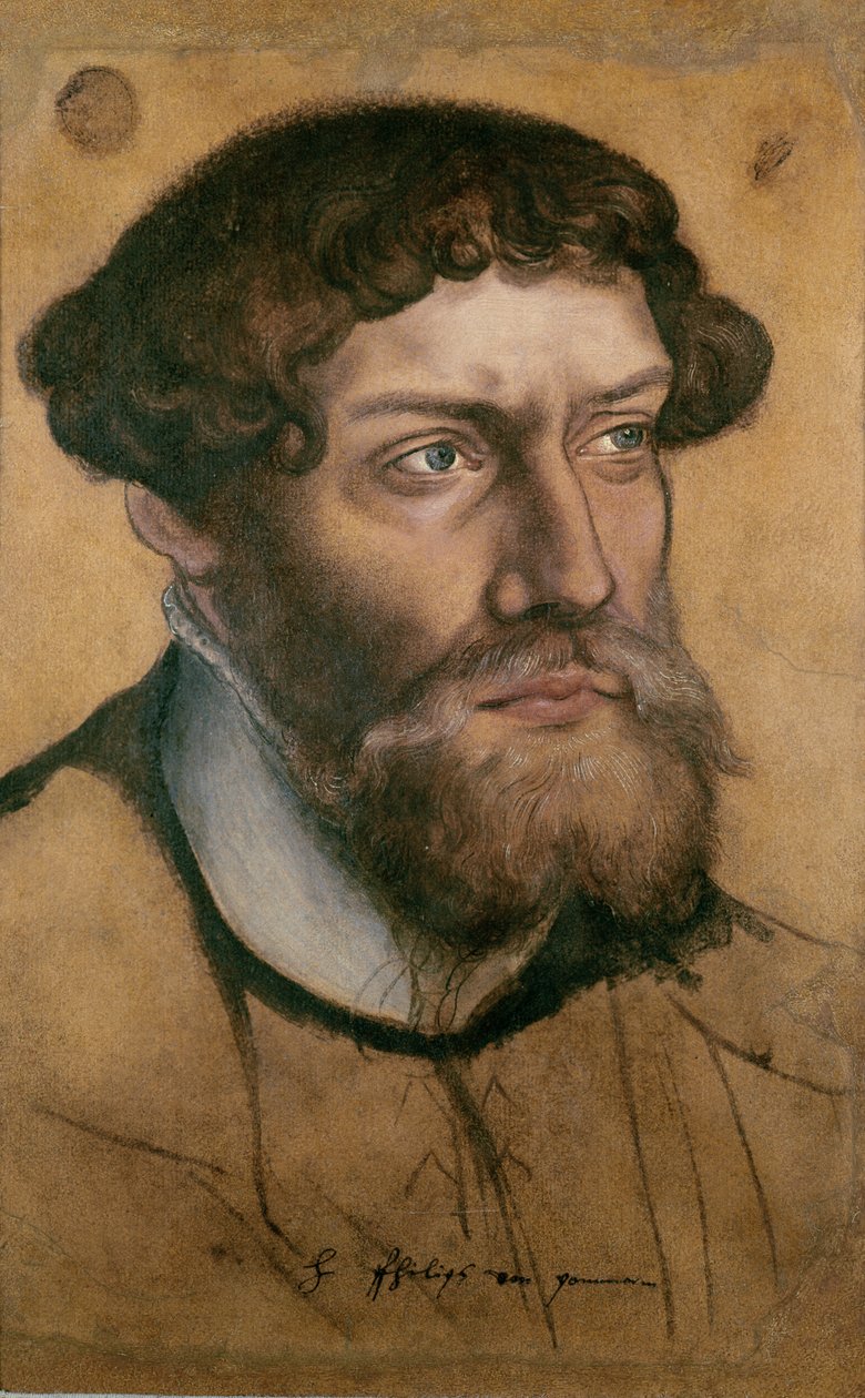 Philipp I., Herzog von Pommern von Lucas the Younger Cranach