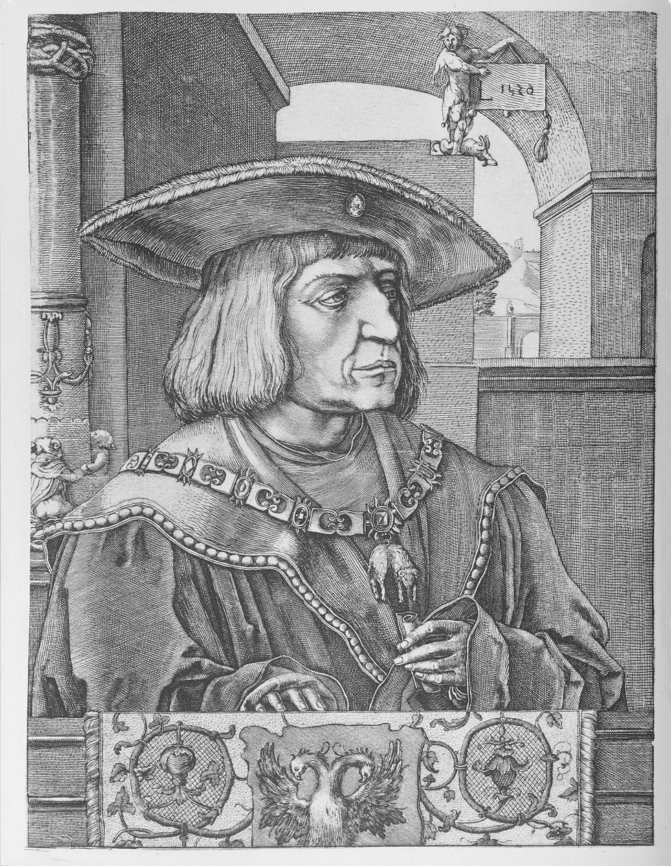 Kaiser Maximilian I. von Lucas van Leyden