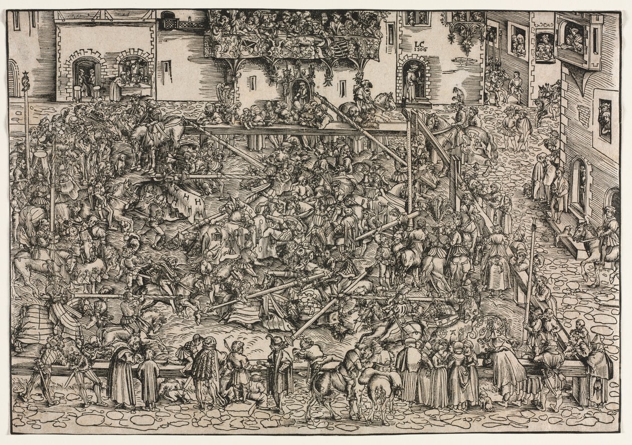 Ein Turnier von Lucas Cranach
