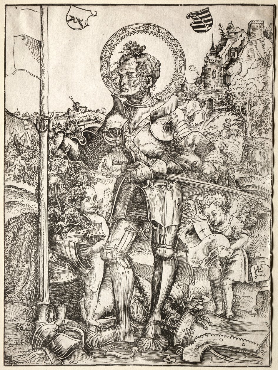 Heiliger Georg stehend von Lucas Cranach