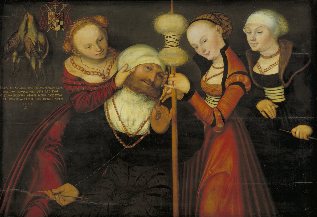 Herkules mit Omphale von Lucas Cranach d.Æ.