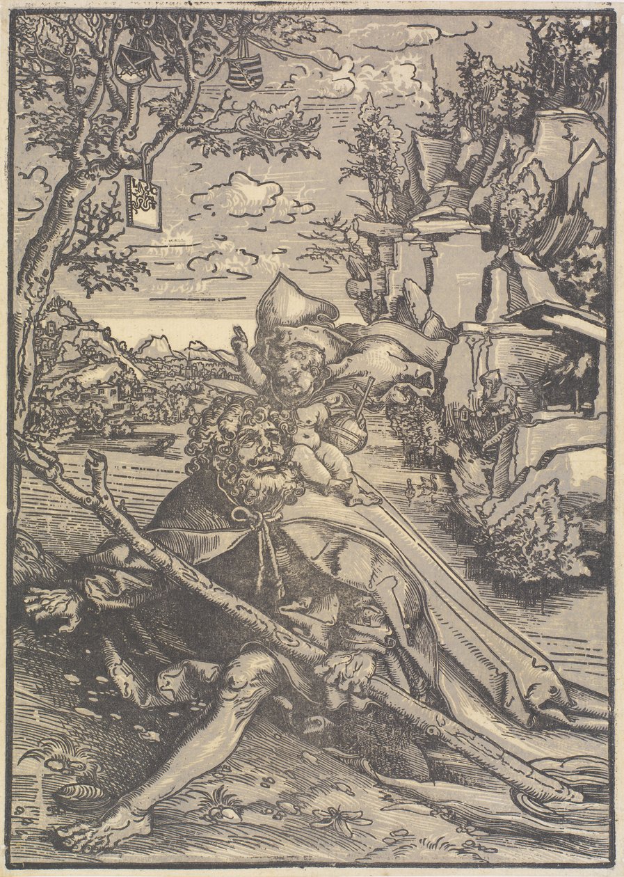 Der heilige Christophorus von Lucas Cranach d.Æ.