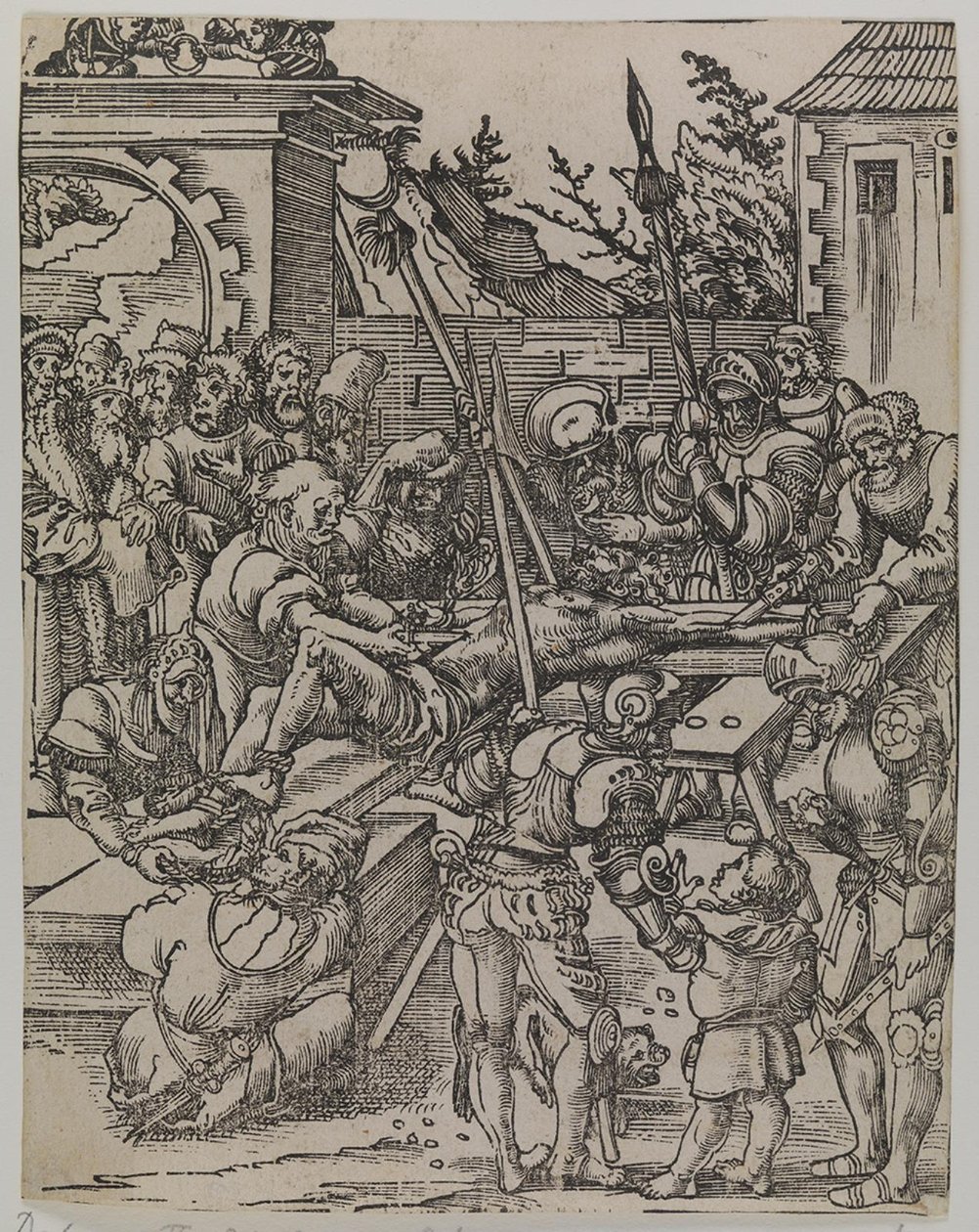 Das Martyrium des Hl. Bartholomäus von Lucas Cranach d.Æ.