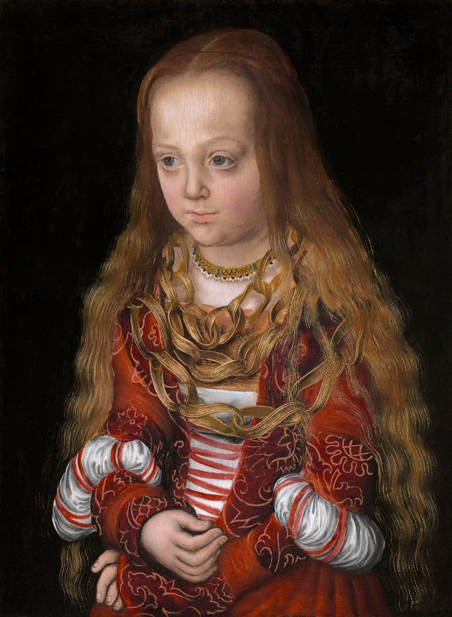 Eine Prinzessin von Sachsen von Lucas Cranach the Elder