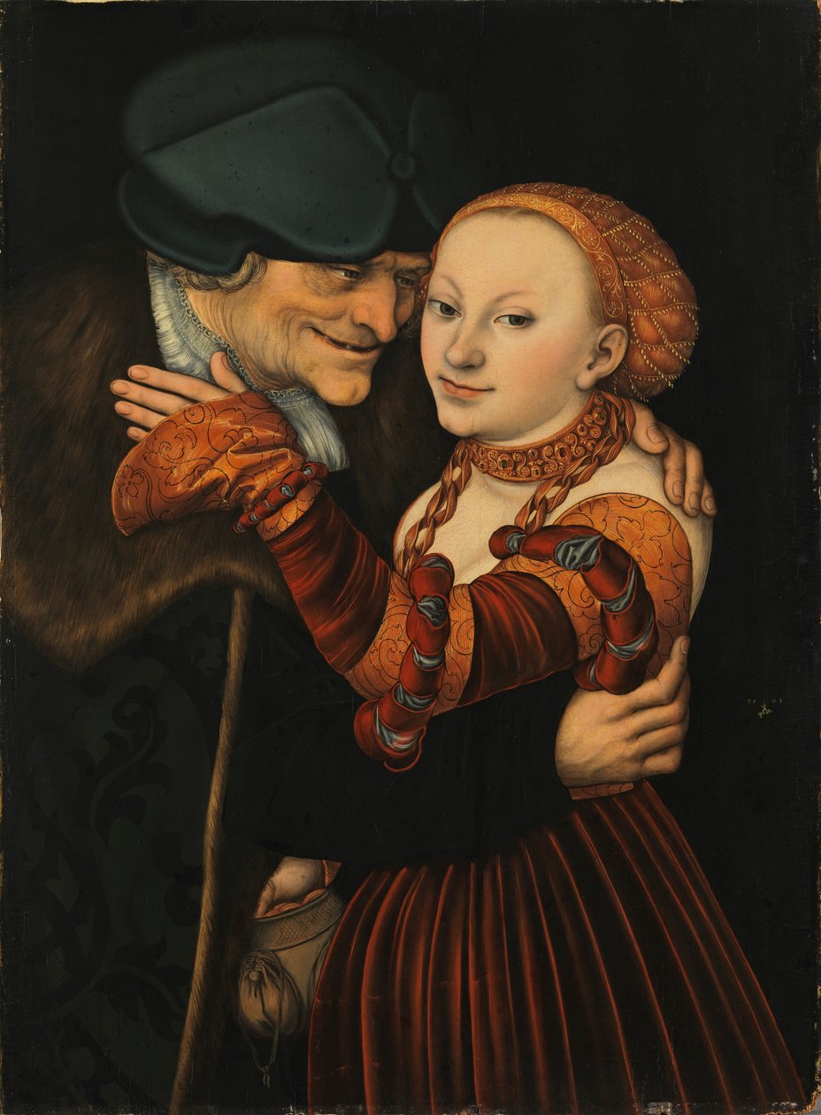 Ein ungleiches Paar von Lucas Cranach the Elder