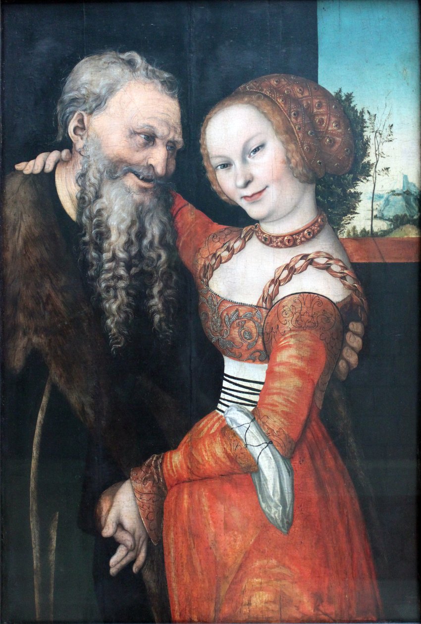 Ein ungleiches Paar von Lucas Cranach the Elder