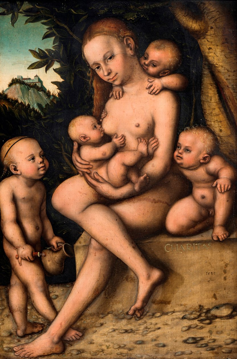 Nächstenliebe, 1535 von Lucas Cranach the Elder